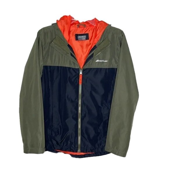 EDDIE BAUER Lightweight kids rain Jacket Size L - Picture 1 of 4